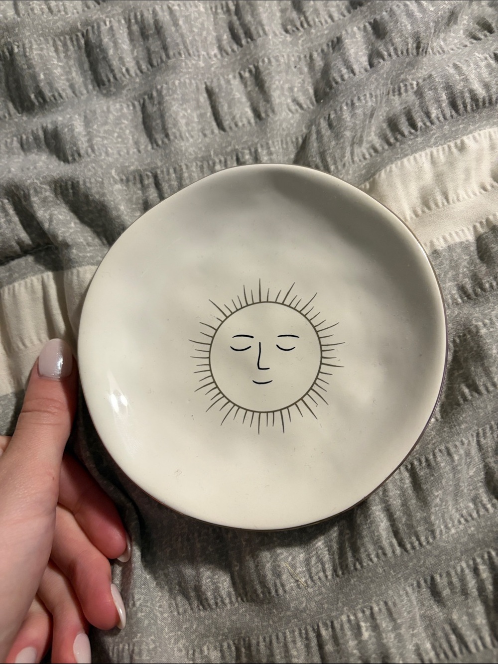 Sun Face Trinket Dish